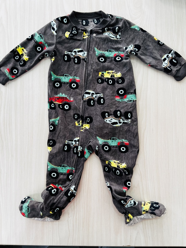 ROMPER CLOSED LEG FLEECE THRIFT <3YRS