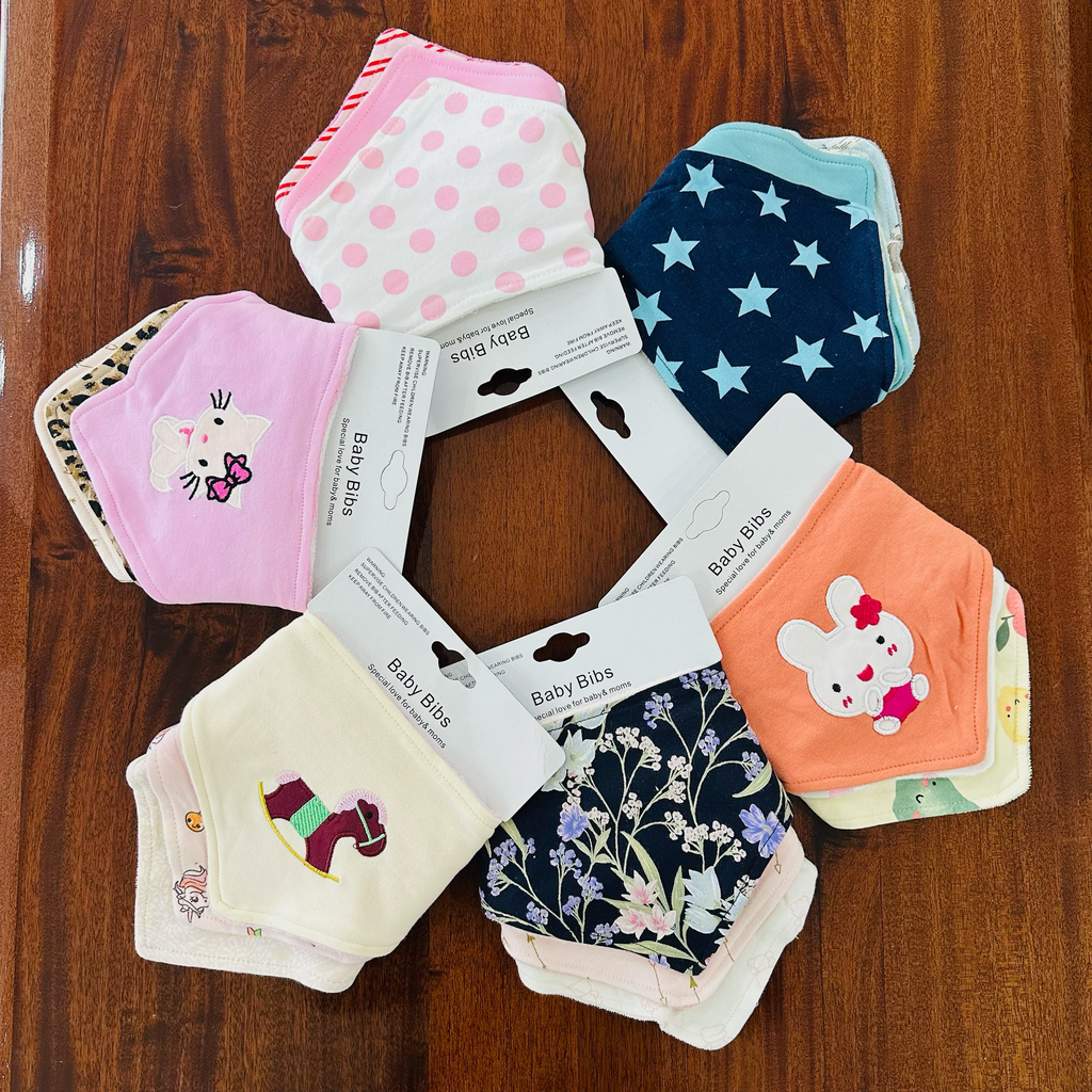 [FED-BAW-002-STD-NON-NON] Bandana Bib Set of 3