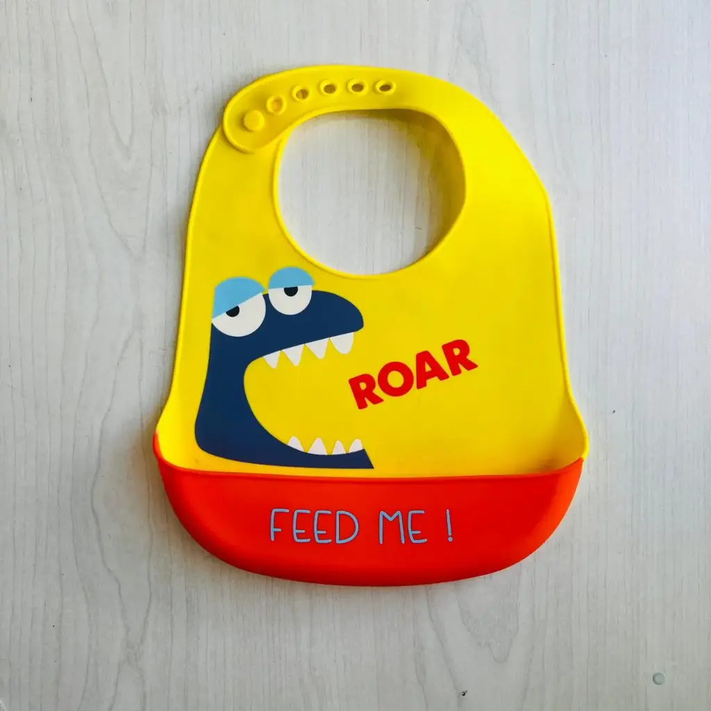 [FED-BAW-010-STD-NON-NON] Silicon Feeding Bib L