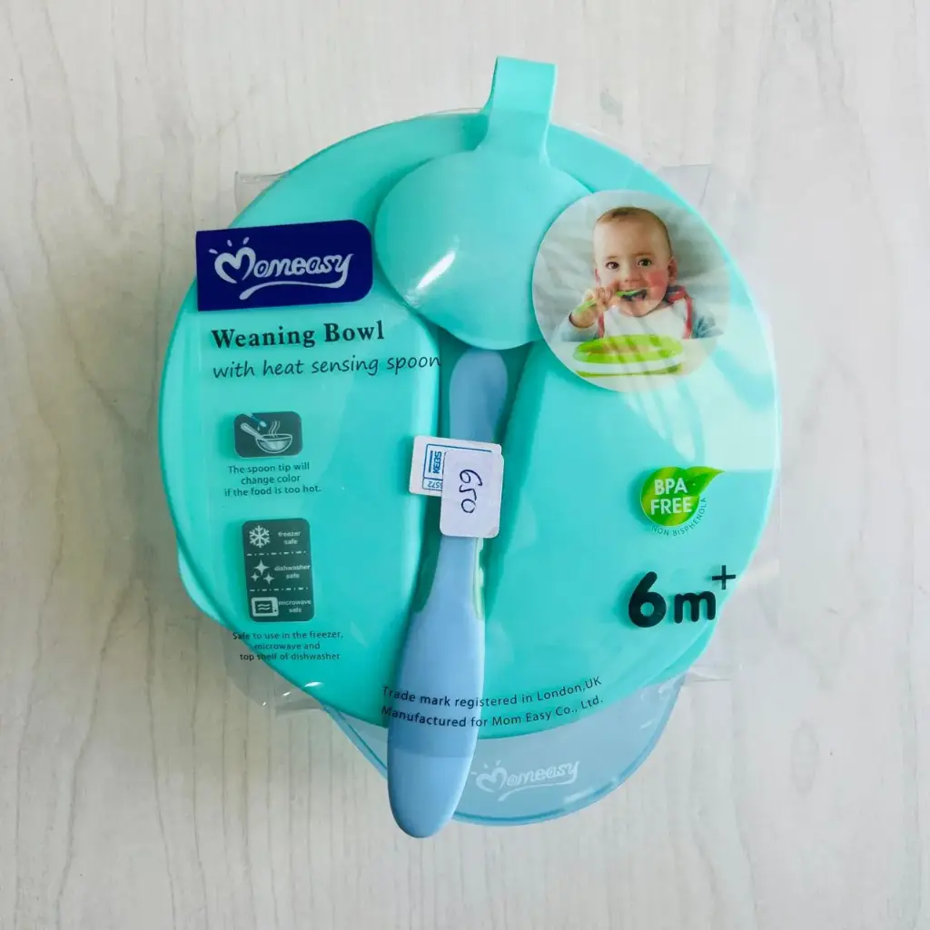 WEANING BOWL WITH SPOON MOMEASY