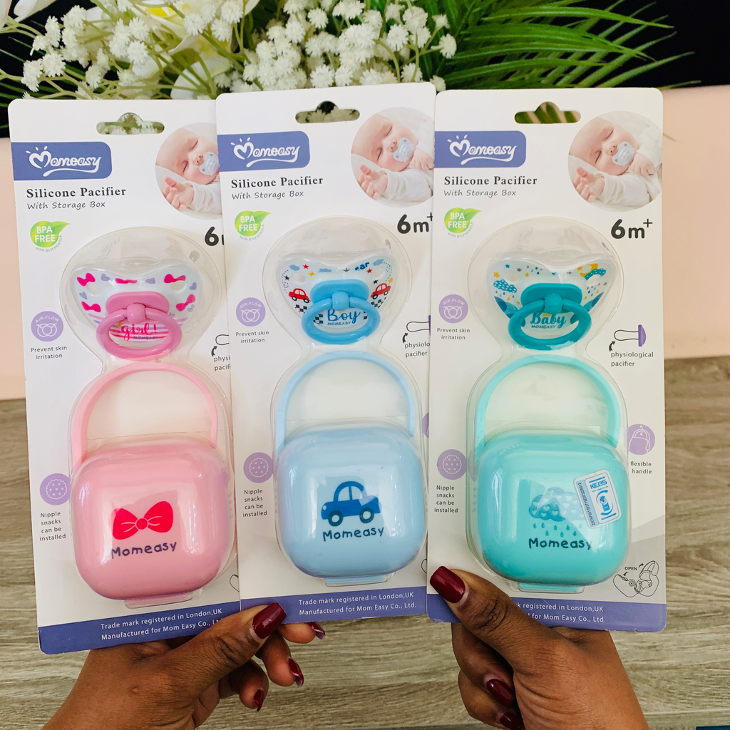 Silicone Pacifier with Storage Box