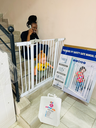 Stairs Safe Guardrail Safety Baby Gate
