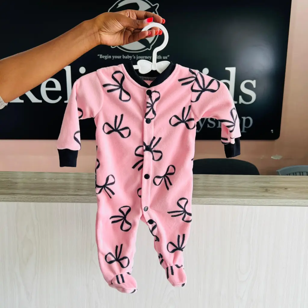 Medium Heavy Fleece Romper Closed Leg - KKB