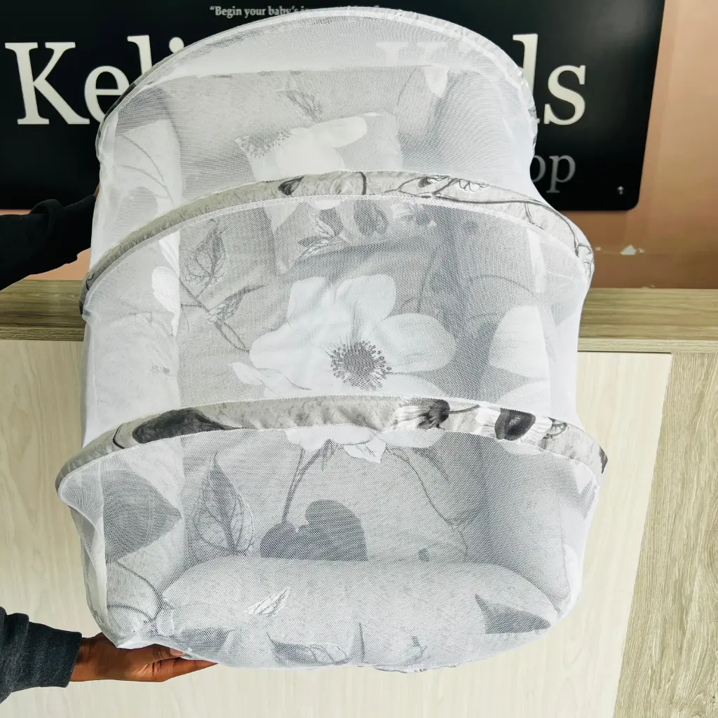 Round Baby Co Sleeper Mattress with Net