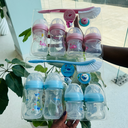 Momeasy New Born Gift Set of 4 Feeding Bottles