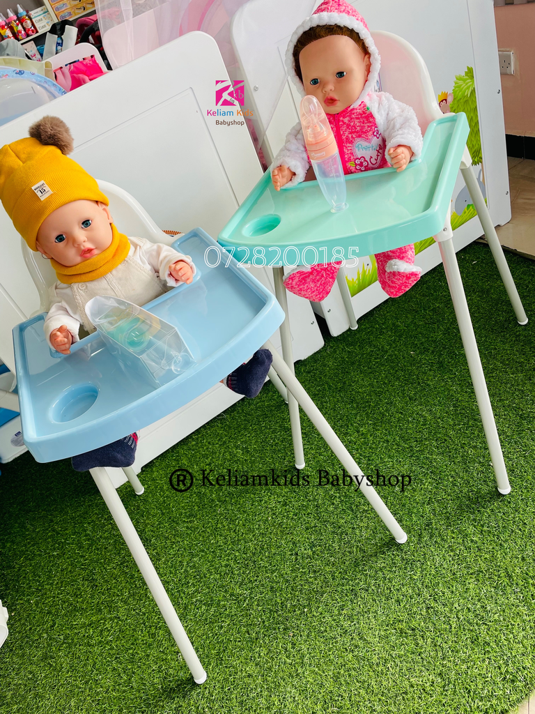 [FED-FCH-003-STD-BLU-WHT] Momeasy Standard Baby & Toddler Feeding Chair (Blue)