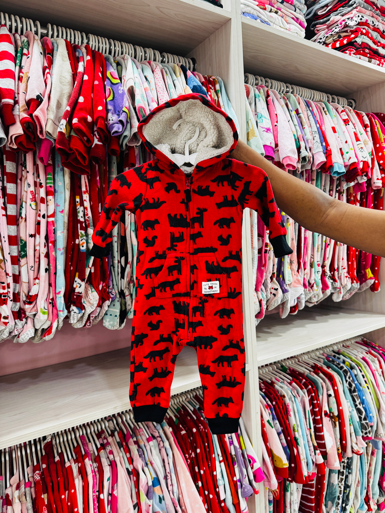 Fleece Romper Open Foot Baby Thrift Mtumba